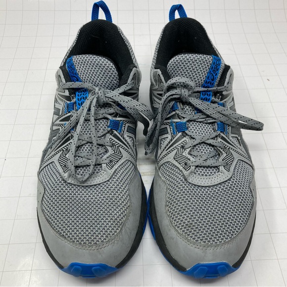 ASICS Gel Venture men’s size 8 trail running shoe grey & blue - Picture 8 of 13